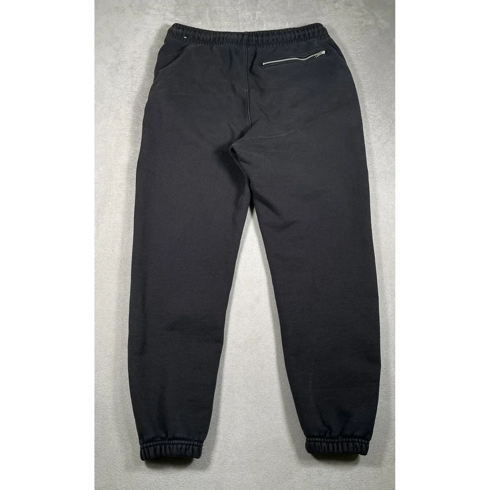 Nike Air Jordan Wordmark Joggers Men's M Charcoal Fleece Sweatpants Jumpman Logo
